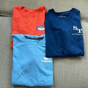 Bundle of three southern Tide boys size small T-shirts